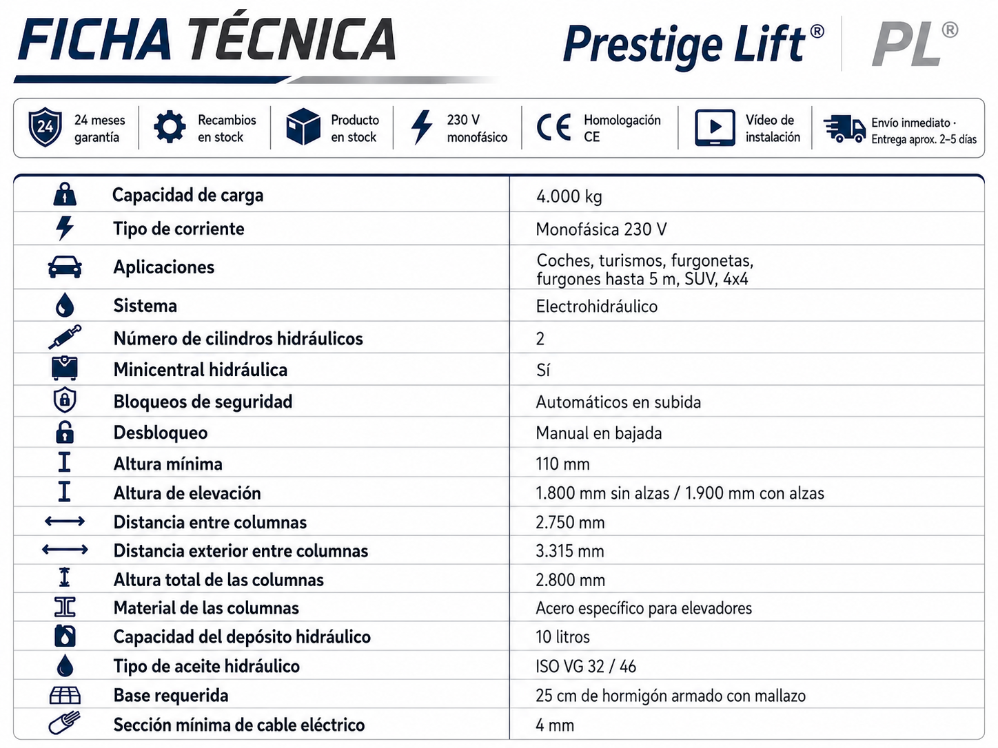 prestige-lift-elevador-2-columnas-4t-ficha-tecnica